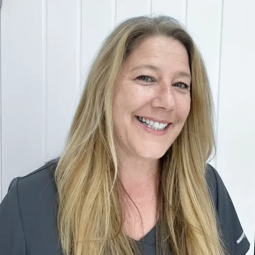 optimized_image Lesley, Dental Nurse and care team member at Tudor House Dental surgery in tarvin